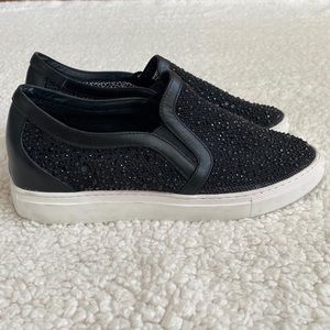 Black Slip On Sneakers with insole